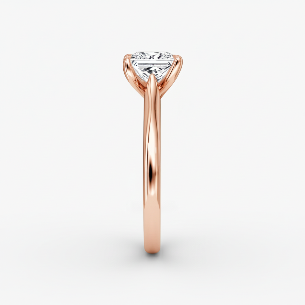 Emerald Rose Gold - Angled