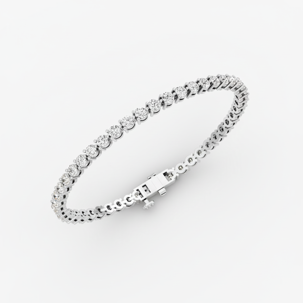 White Gold Medium Angled