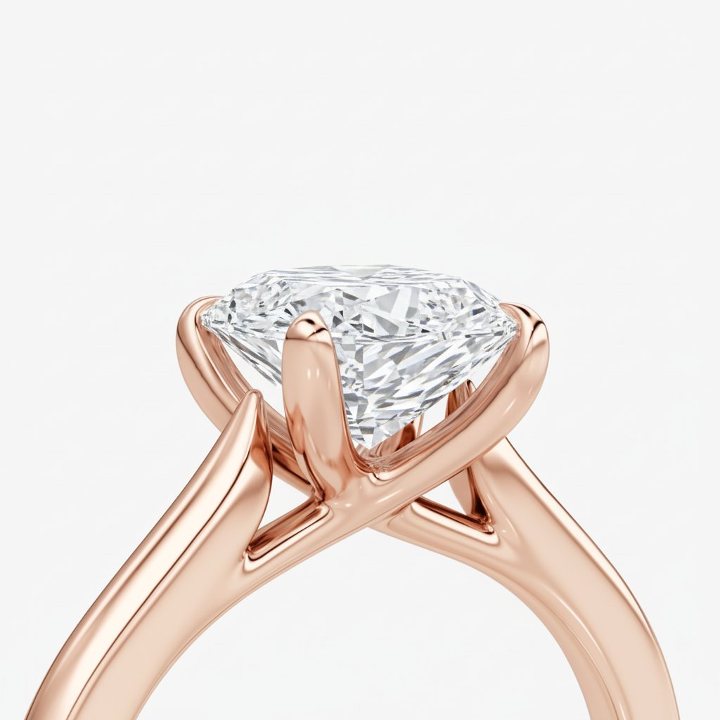 Cushion Rose Gold - Detailed