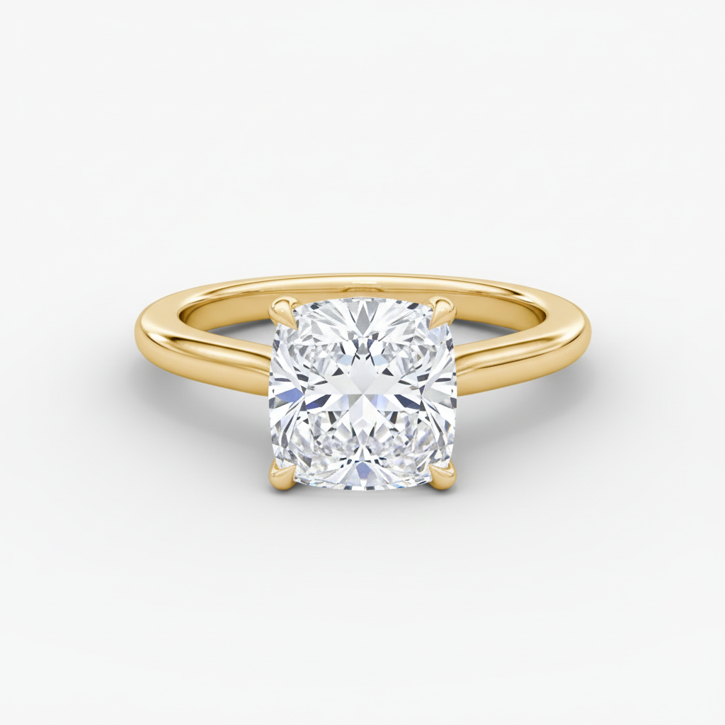 Cushion Rose Gold - Front