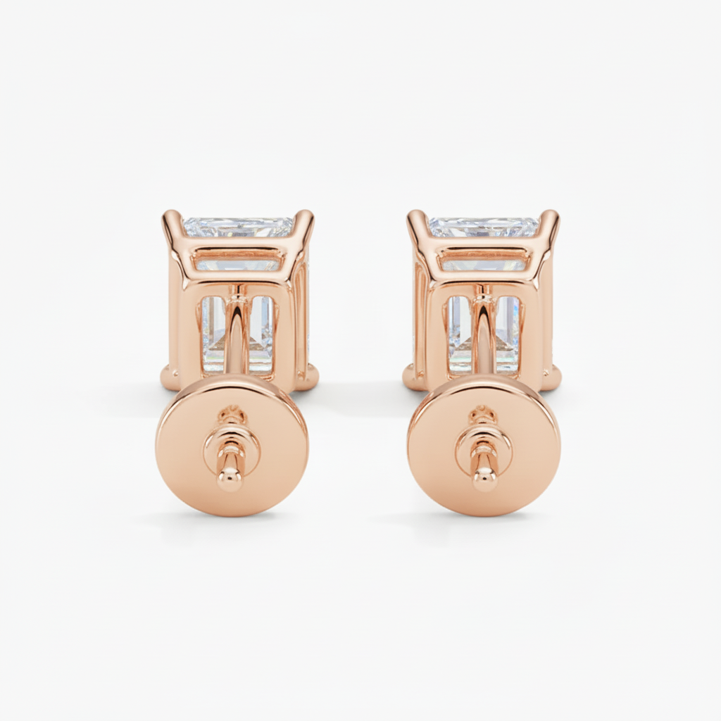 Emerald 14k Rose Gold - Back View