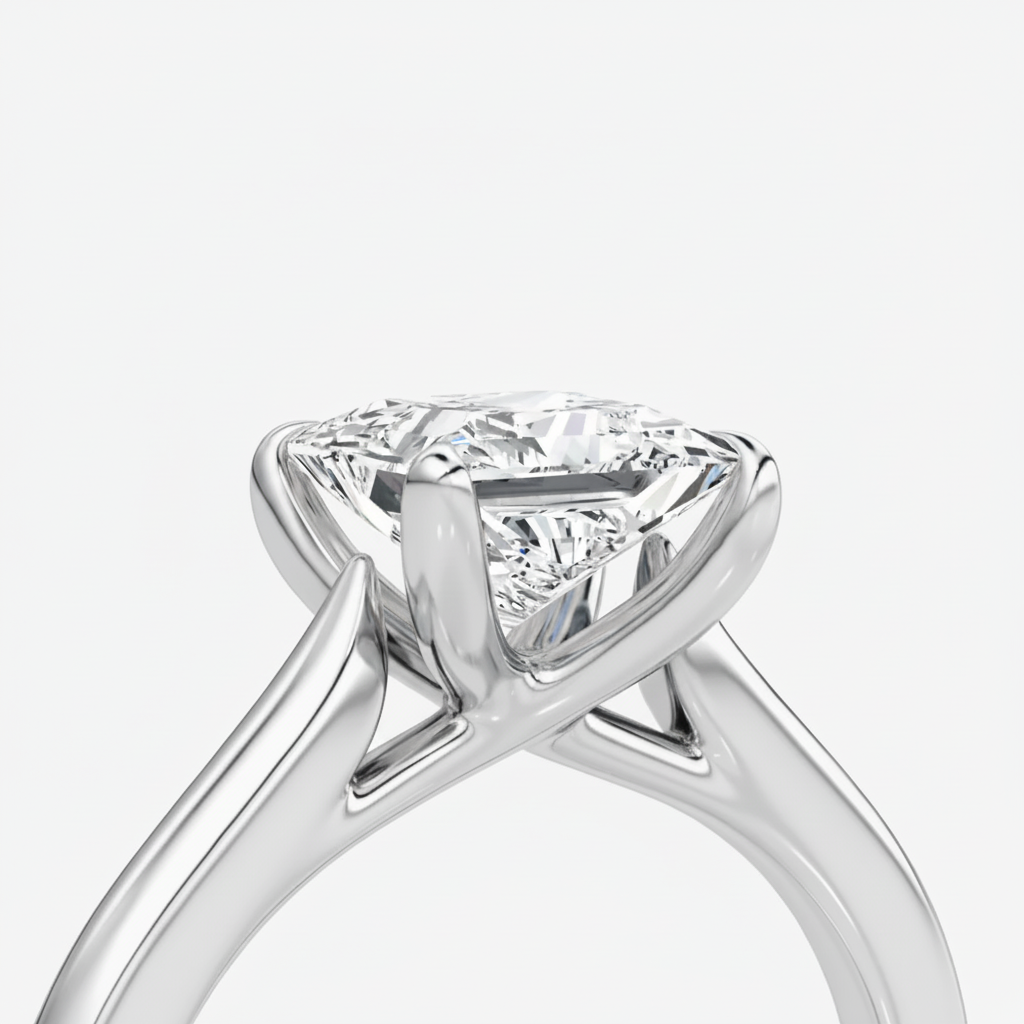 Emerald 14k White Gold - Detail View