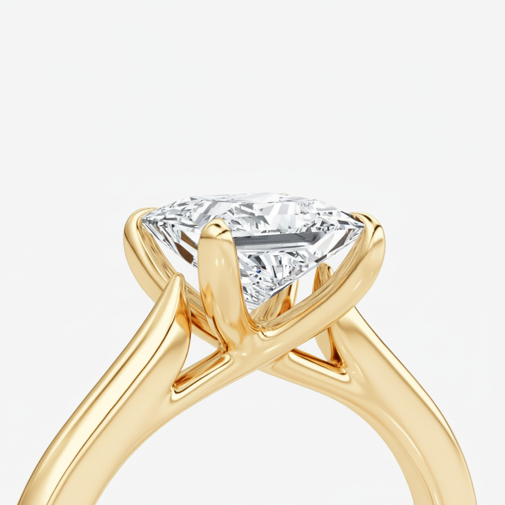 Emerald 14k Yellow Gold - Detail View
