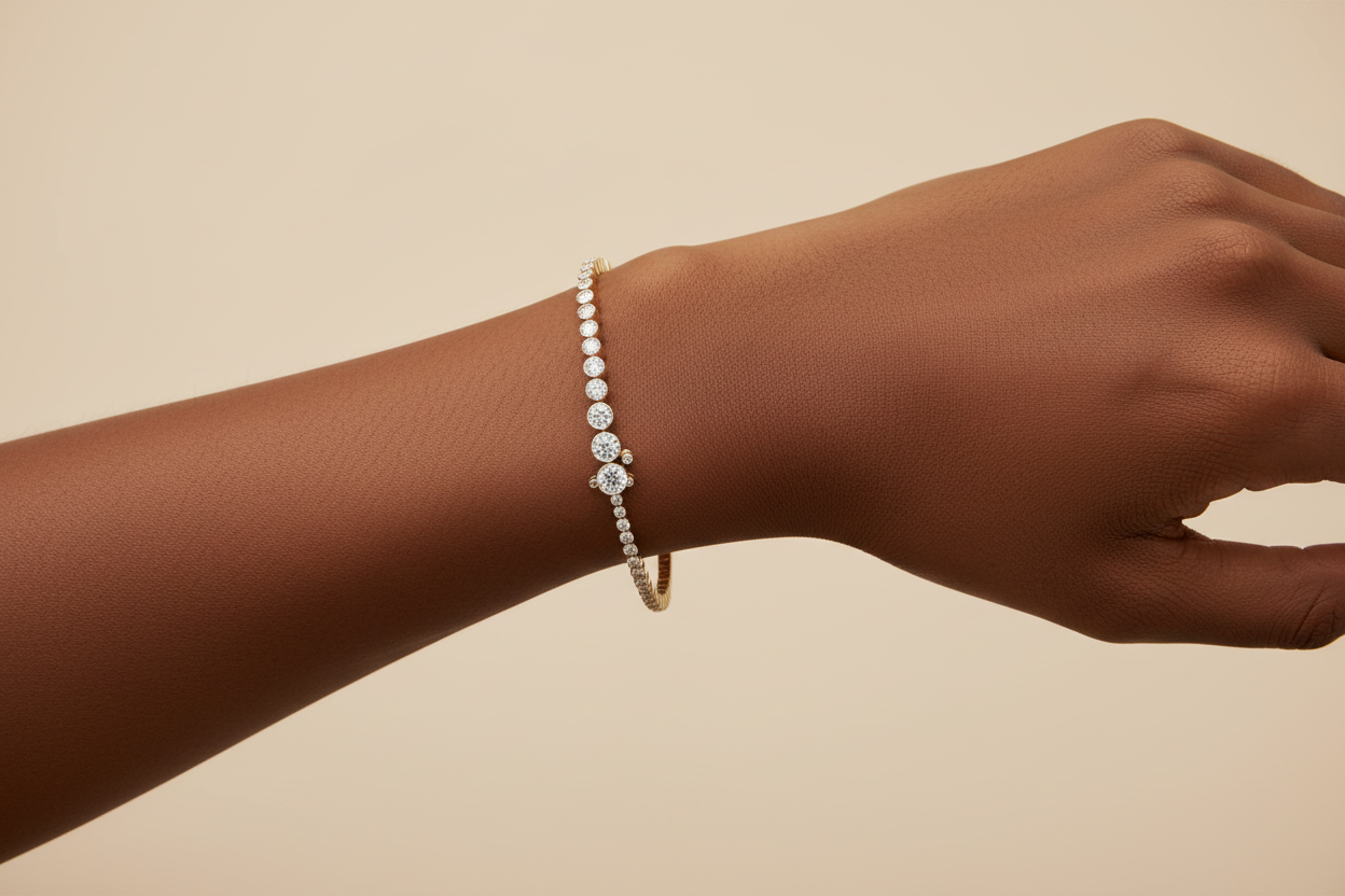 Graduated Tennis Bracelet