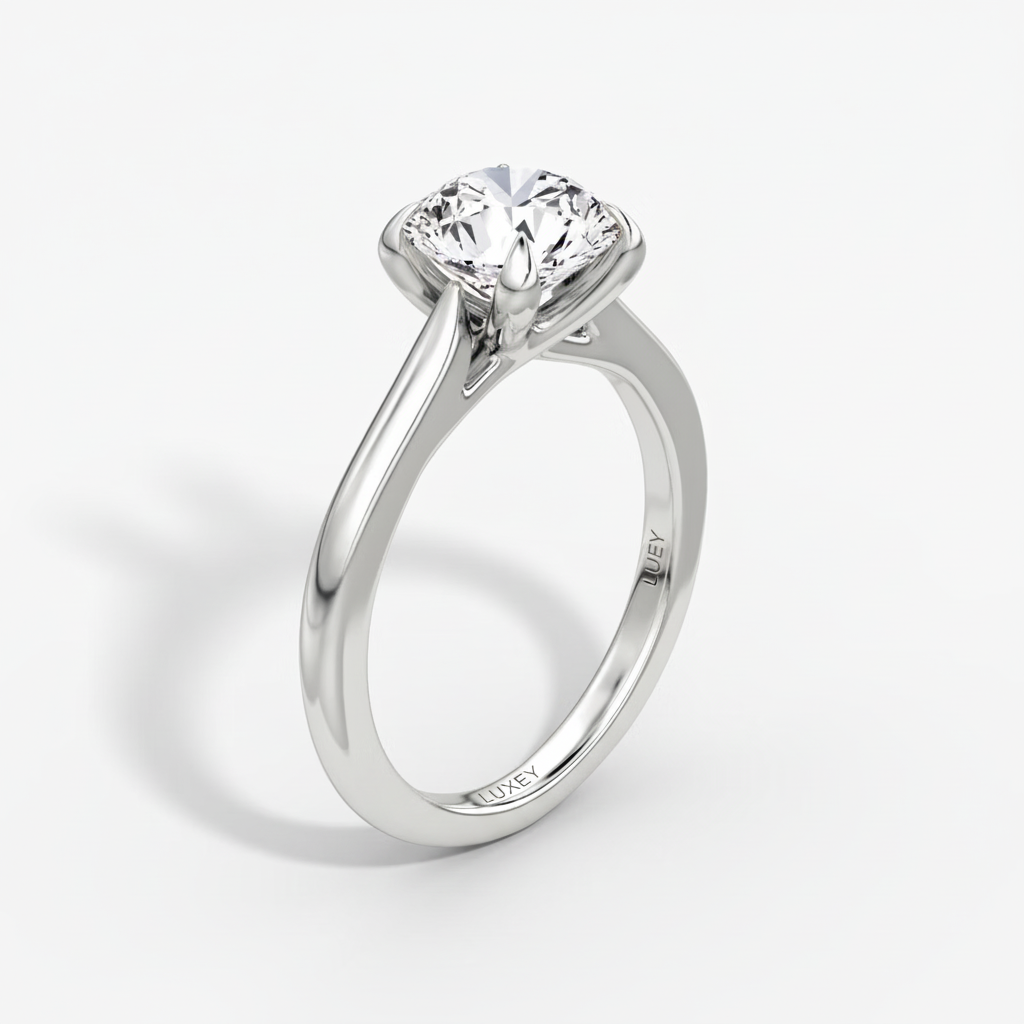 Luxey Solitaire Ring