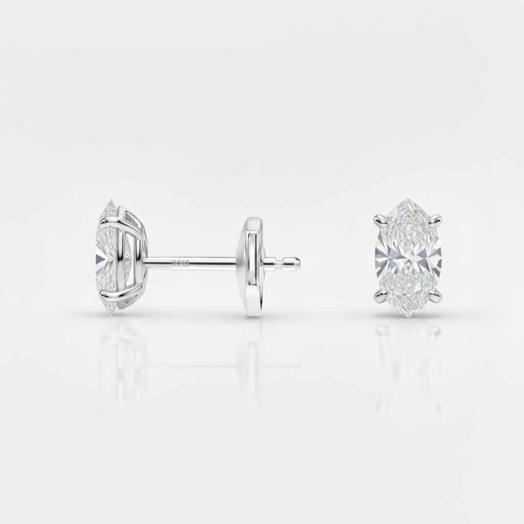 Marquise White Gold - Right Diamond Sharpened