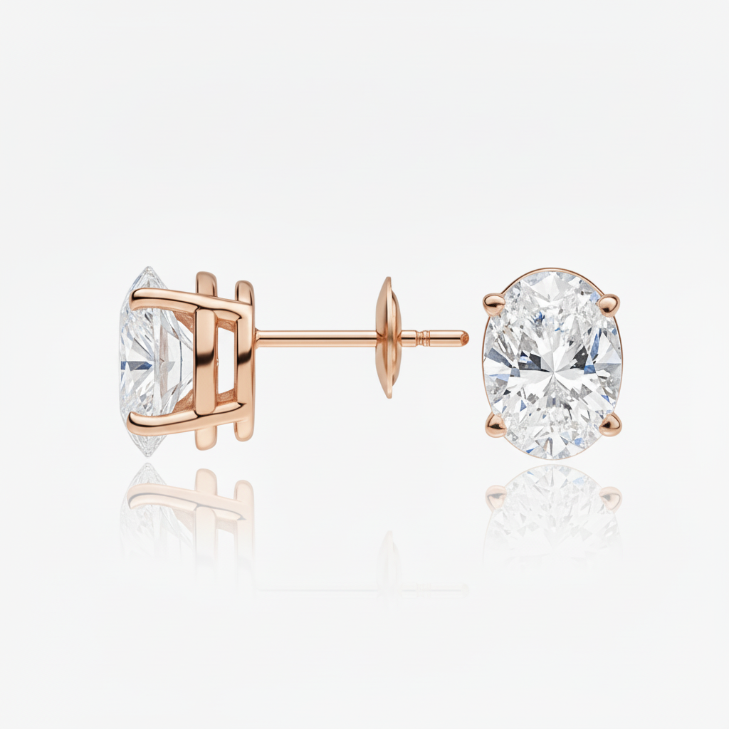 Oval 14k Rose Gold - Refined Hero