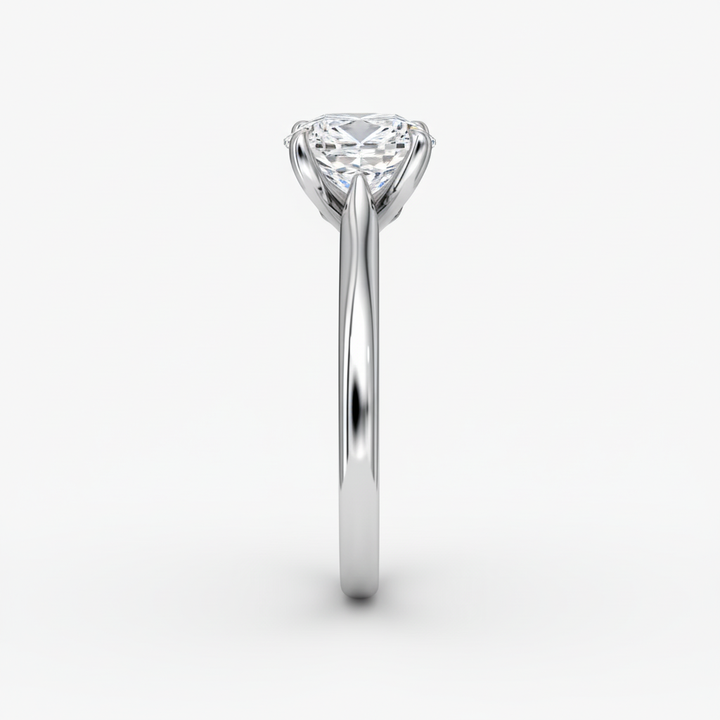Oval Platinum - Angled