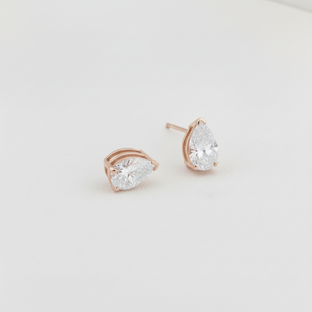 Pear Rose Gold - Gray BG