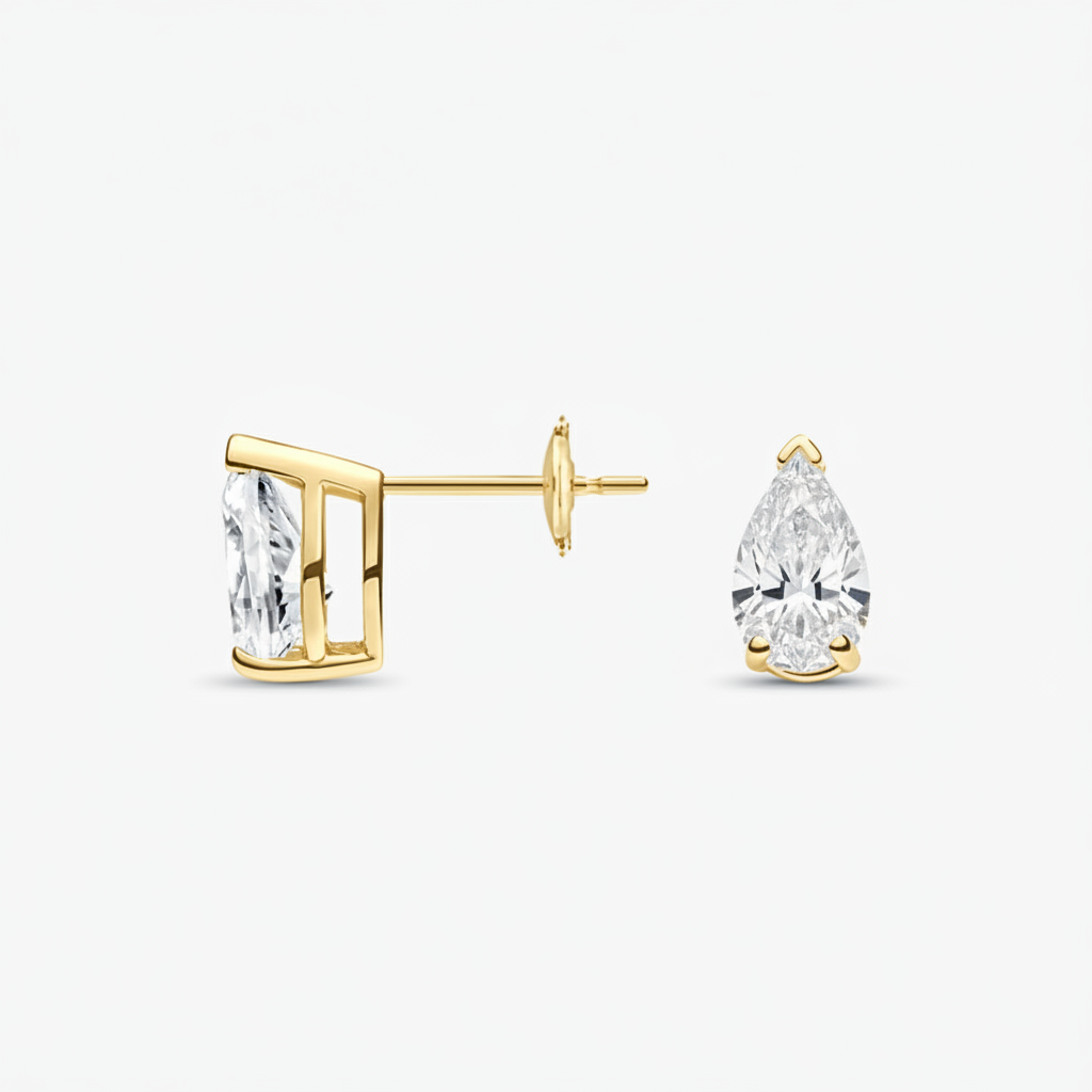Pear Yellow Gold - Style 3