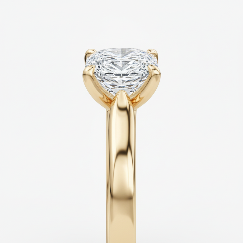 Princess 14k Yellow Gold - Detail View
