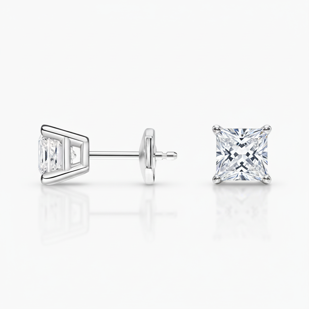 Princess White Gold - Guardian Back Pair