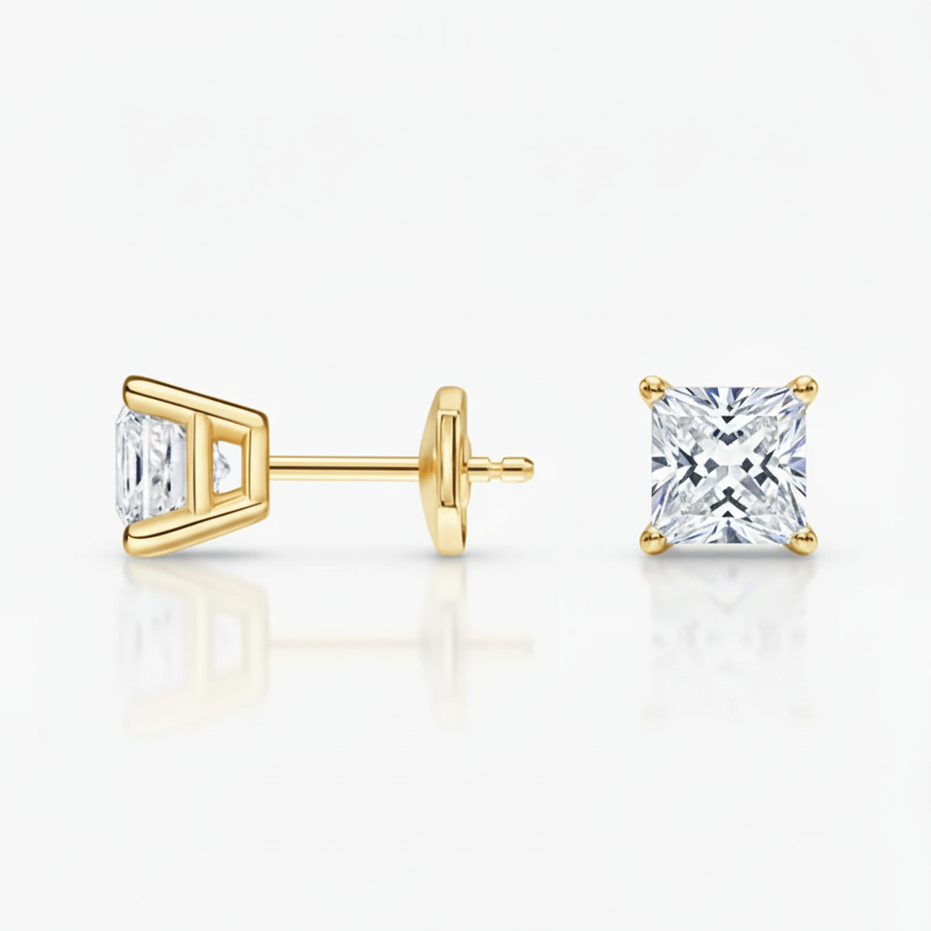 Princess Yellow Gold - Guardian Pair